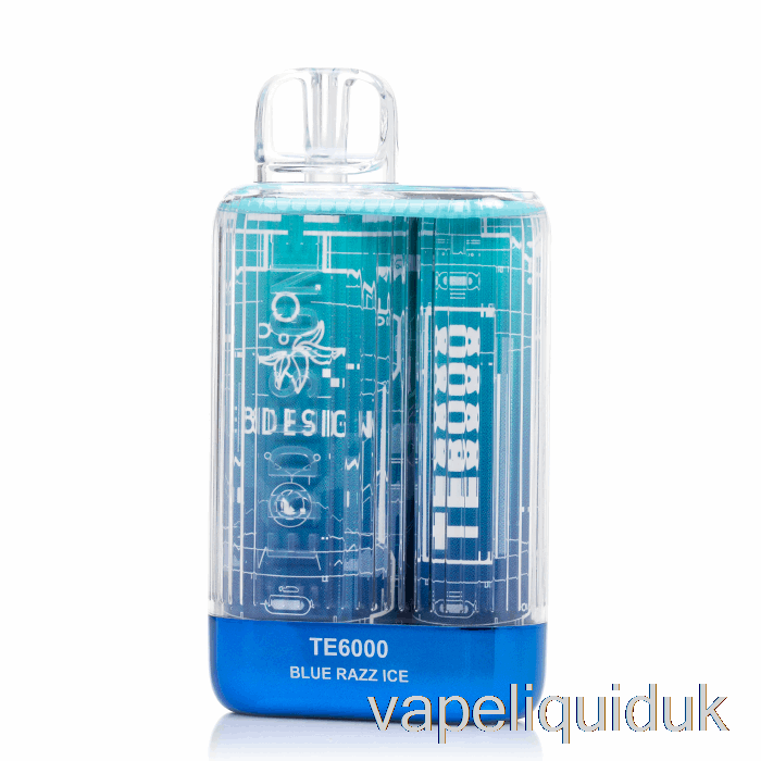 EB TE6000 Disposable Blue Razz Ice Vape Liquid